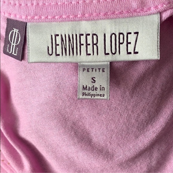 Jennifer Lopez Pink Relaxed Short Sleeve T-Shirt NWT - Picture 4 of 6